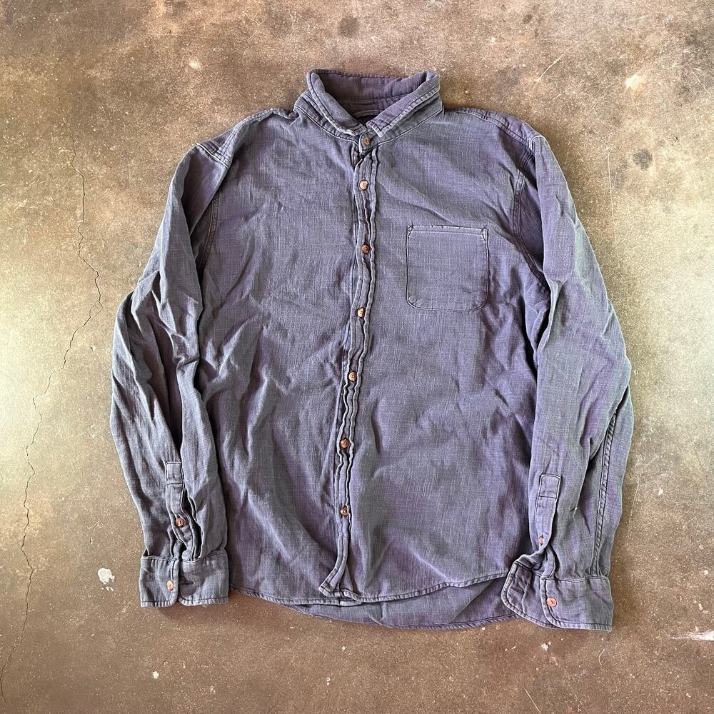 Modern marine layer gray button down longsleeve shirt men’s medium
